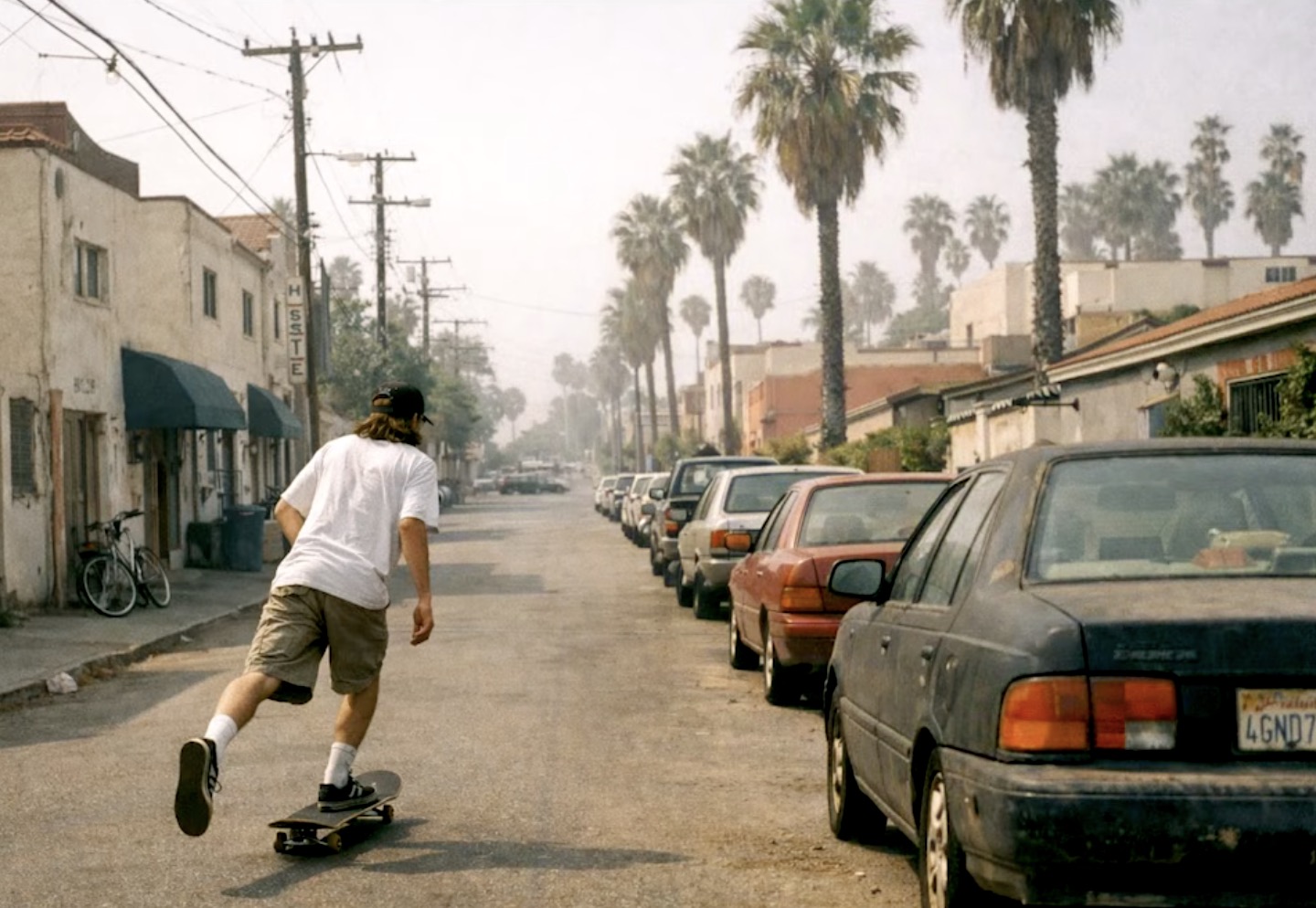 Skateboarder in Venice Beach