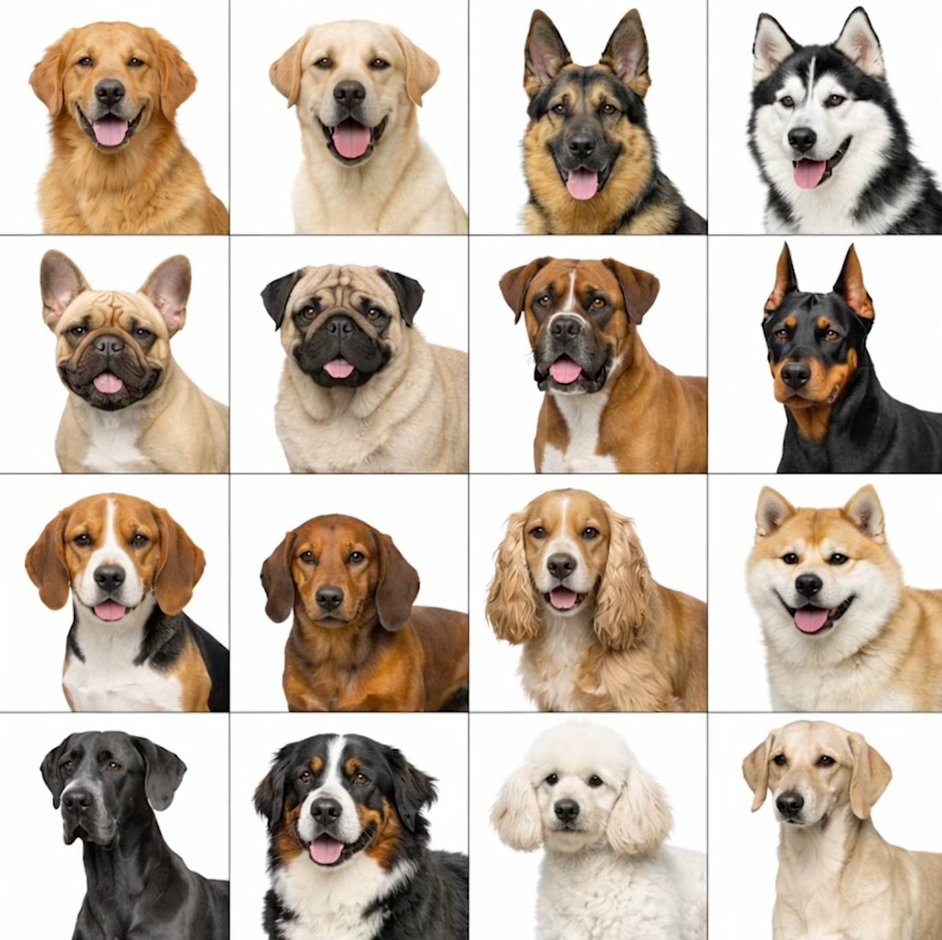 Dog Breed Grid
